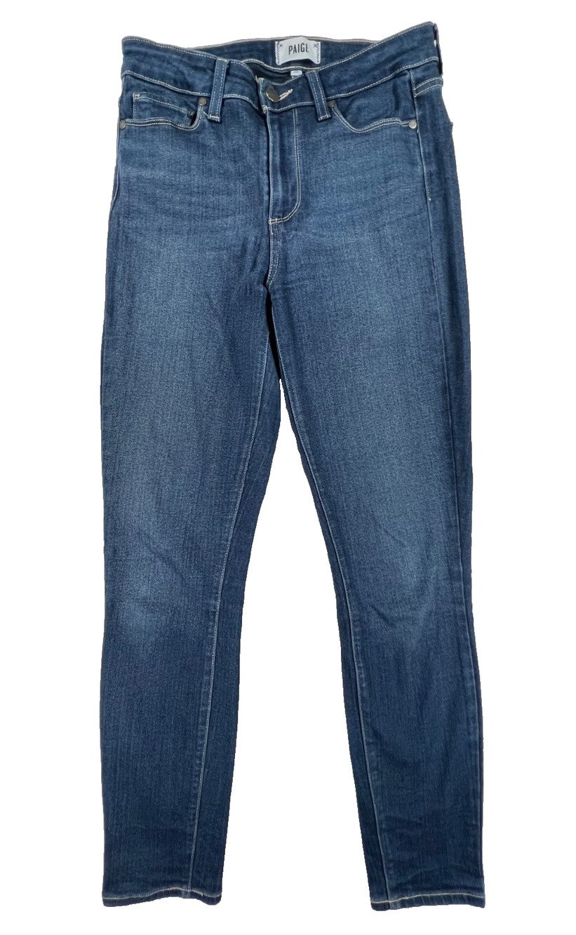Paige Jeans - Hoxton Ankle Mid-Rise Skinny Jeans (Size 28)